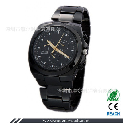 時(shí)光印記 解析高檔鵝蛋形陶瓷情侶套裝手表的魅力與定制之道